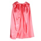 Карнавальный плащ детский, атлас, коралловый, длина 100 см - Фото 6