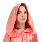 Карнавальный плащ, взрослый, длина 120 см, атлас, коралловый - Фото 2