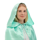 Карнавальный плащ детский, атлас, мятный, длина 100 см 9488336 Карнавальный плащ детский, атлас, мятный, длина 100 см 9488336