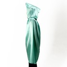 Карнавальный плащ взрослый, длина 120 см, атлас, мятный - Фото 2