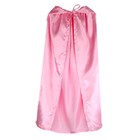 Карнавальный плащ детский,атлас,цвет розовый длина 100см - фото 319399593
