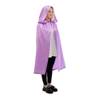 Карнавальный плащ детский, атлас, фиолетовый, длина 100 см - Фото 3