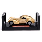 Машина металлическая Vintage, масштаб 1:28, свет и звук, инерция, цвет золотистый - фото 24456545