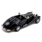 Машина металлическая Vintage, масштаб 1:28, свет и звук, инерция, цвет чёрный - фото 24550782