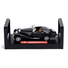 Машина металлическая Vintage, масштаб 1:28, свет и звук, инерция, цвет чёрный - фото 24550785