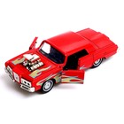 Машина металлическая Muscle car, масштаб 1:32, свет и звук, инерция, цвет красный - Фото 4