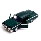 Машина металлическая Muscle car, масштаб 1:32, свет и звук, инерция, цвет зелёный - фото 22152066