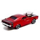 Машина металлическая Muscle car, масштаб 1:32, свет и звук, инерция, цвет красный - фото 24412966
