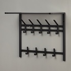 Вешалка с полкой 2-х ярусная «Торонто 22», 67×27×58.5 см, графит - Фото 11