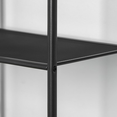 Стеллаж «Валенсия 15», 45.5×30×155.5 см, графит