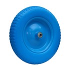 Колесо полиуретановое, d = 360 мм, ступица: диаметр 16 мм, длина 80 мм - фото 10414772