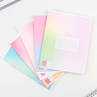 Тетрадь 12 листов в косую линейку, А5, на скрепке, блок №1 «Школьные принадлежности» МИКС - Фото 2