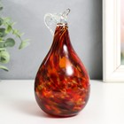 Сувенир "Груша" h 150 мм. (в стеклокрошку) Кр./М. (П.Л.) - фото 22152614