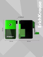 Точилка механическая ErichKrause, с контейнером, с креплением к столу, диаметр отверстия 8 мм, МИКС - Фото 4