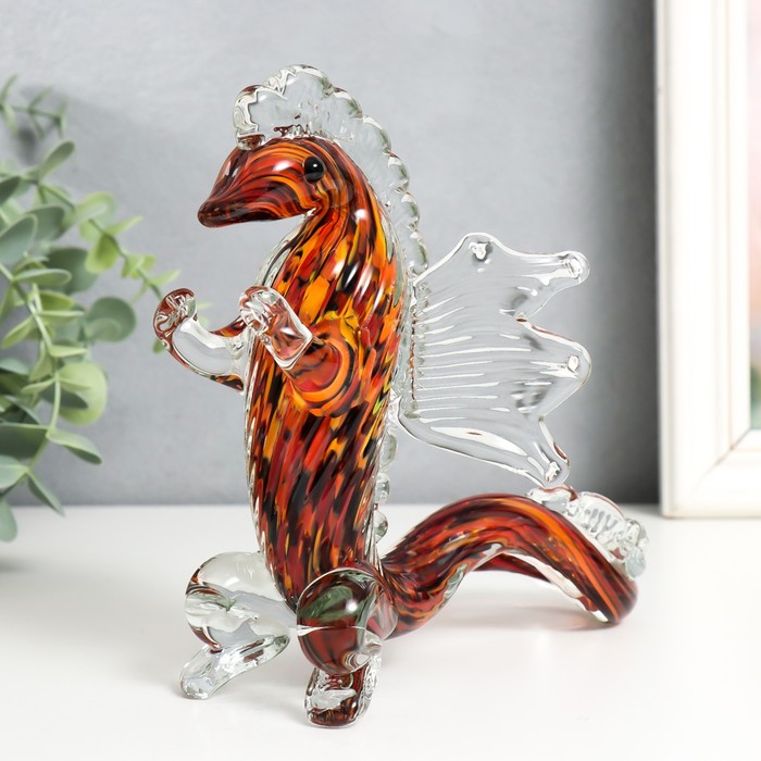 Сувенир "Дракон" h 170 мм. (в стеклокрошку) Кр/М. - Фото 1