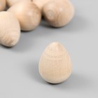 Яйцо деревянное 4х3 см ( набор10 шт) - фото 319400460