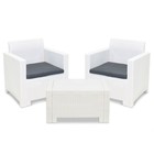Комплект мебели SET NEBRASKA TERRACE, цвет белый, цвет подушки МИКС - фото 297143599