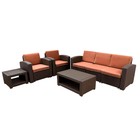 Лаунж комплект мебели RATTAN Premium 5, цвет венге - фото 297522168
