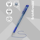 Ручка шариковая ErichKrause ULTRA-30, узел-игла 0.7 мм, чернила синие, резиновый упор, длина линии письма 2000 метров - Фото 4