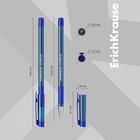 Ручка шариковая ErichKrause. ULTRA-30, синий стержень, игольчатый узел 0.7 мм, резиновый упор - Фото 4