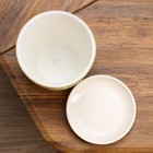 Горшок цветочный "Веер" желтый бутон №2 1,31 л - фото 24543915