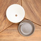 Горшок цветочный "Веер" желтый бутон №2 1,31 л - фото 24543917