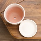 Горшок цветочный  "Лента колор" белый крокус №2 1,4 л - фото 22152828