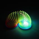 Пружинка-радуга "3D Круги", с подсветкой, цвета МИКС - Фото 3