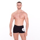 Трусы мужские боксеры «Орёл», цвет чёрный, размер 46 - фото 10415391