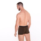 Трусы мужские боксеры «You can», цвет тёмный хаки, размер 50 - фото 24317785