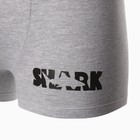 Трусы мужские боксеры «Shark», цвет серый меланж, размер 48 - Фото 7