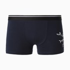 Трусы мужские боксеры «Морской мир», цвет тёмно-синий, размер 56 - фото 25351289