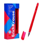 Ручка гелевая ErichKrause G-Tone, узел 0.5 мм, чернила красные, длина линии письма 500 метров - Фото 9