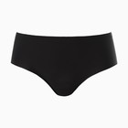 Трусы женские слипы бесшовные, цвет чёрный, размер 46 (M) - фото 22153341
