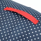 Дом-трансформер «Норка», Оксфорд бязь иск. мех, 45×35×35 см, синий со звездами - Фото 10