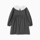 Платье школьное для девочки с воротником чёрное KAFTAN: School collection, размер 34 (122-128 см) - Фото 11