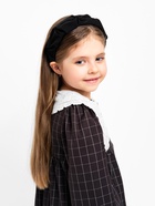 Платье школьное для девочки с воротником чёрное KAFTAN: School collection, размер 34 (122-128 см) - Фото 4
