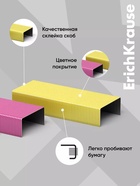 Скобы омеднённые №10, ErichKrause, для степлера, 1000 шт., цветные - Фото 2