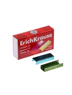 Скобы омеднённые №10, ErichKrause, для степлера, 1000 шт., цветные - Фото 9