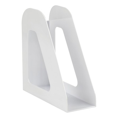 Лоток для бумаг Стамм «Фаворит», А4, вертикальный, 1 отделение, белый, ширина 90 мм