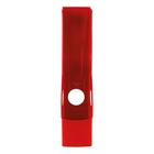Лоток для бумаг вертикальный, СТАММ «Лидер», ширина 70 мм, красный - Фото 4