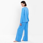 Пижама женская (джемпер, брюки) MINAKU: Home collection цвет голубой, р-р 42 - Фото 2