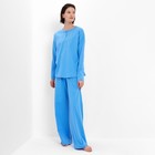 Пижама женская (джемпер, брюки) MINAKU: Home collection цвет голубой, р-р 42 - Фото 6