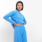 Пижама женская (джемпер, брюки) MINAKU: Home collection цвет голубой, р-р 46 - Фото 4