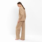 Пижама женская (джемпер, брюки) MINAKU: Home collection цвет бежевый, р-р 54 - Фото 3