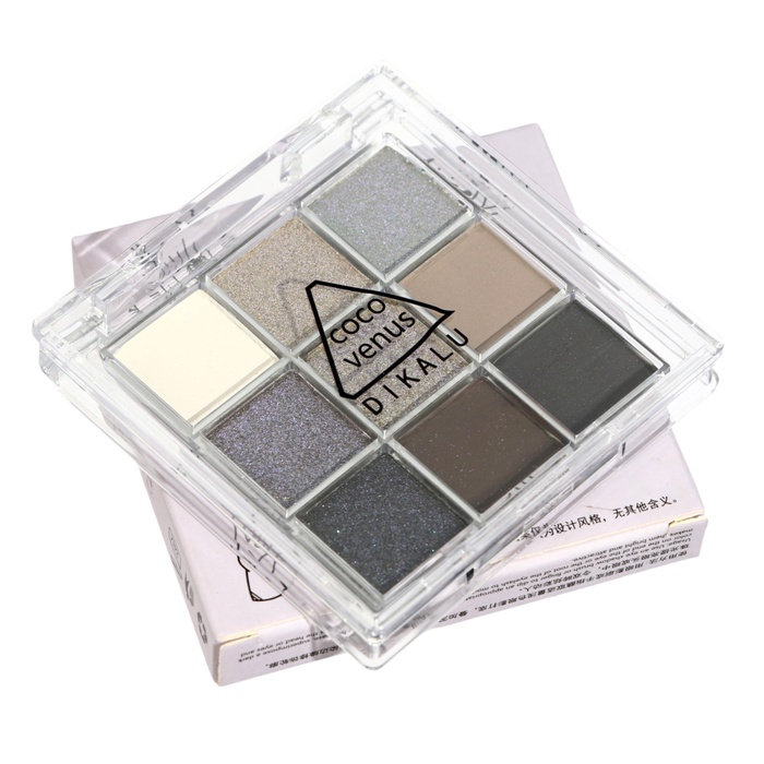 Набор теней для век SILVER, 9 цветов - Фото 1