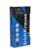 Маркер перманентный ErichKrause P-100, 0.5-1.2 мм, чернила на спиртовой основе светостойкие, водостойкие без ксилола, чёрный - Фото 12