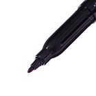 Маркер перманентный ErichKrause P-100, 0.5-1.2 мм, чернила на спиртовой основе светостойкие, водостойкие без ксилола, чёрный - Фото 3