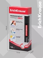 Маркер перманентный ErichKrause P-100, 0.5-1.2 мм, чернила на спиртовой основе светостойкие, водостойкие без ксилола, чёрный - Фото 4