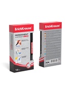 Маркер перманентный ErichKrause P-100, 0.5-1.2 мм, чернила на спиртовой основе светостойкие, водостойкие без ксилола, чёрный - Фото 10